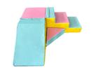 Schuimglijbaan - 40 cm hoog - roze, blauw, geel (pastel), Kinderen en Baby's, Speelgoed | Overig, Ophalen of Verzenden, Nieuw