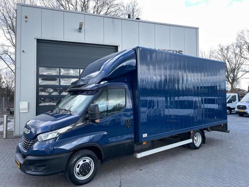 Iveco Daily 40C/35-180PK Aut. Bakwagen Airco | Navigatie | L, Auto's, Bestelauto's, Dealer onderhouden, Lease, Grijs, Automaat