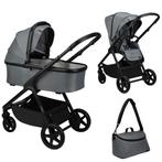 Momi Giselle Grey 2-in-1 Kinderwagen Incl. Adapter WOSP00037, Verzenden, Nieuw