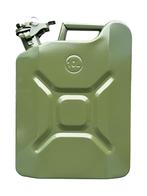 Stalen Jerrycan - 10 Liter - Vloeistoftank - Benzinekan - Vl, Ophalen of Verzenden