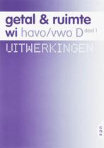 Getal en Ruimte / wi 1 Havo/vwo D / deel Uitwerkingen, Boeken, Verzenden, Gelezen, L.A. Reichard