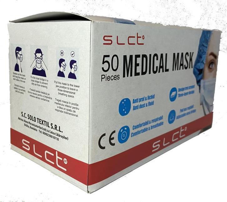 Medische mondmaskers type II - 500 stuks / 10 dozen, Diversen, Verpleegmiddelen, Nieuw, Ophalen of Verzenden