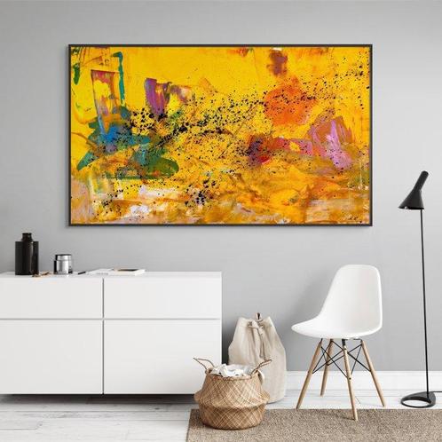 Christoph Prein - Golden Restlessness - XXL, Antiek en Kunst, Kunst | Schilderijen | Modern