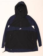 NIKE Mens Big & Tall Hooded Anorak Jacket UK 44 2XL Black, Kleding | Heren, Verzenden, Nieuw