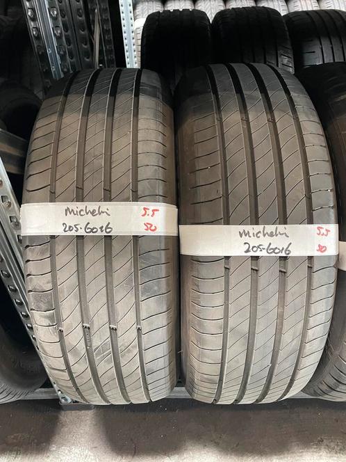 205-60-16 Michelin Zomerbanden 5.5mm Incl Montage 205 60 16, Auto-onderdelen, Banden en Velgen, 16 inch, Zomerbanden, 205 mm, Personenwagen