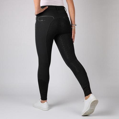Epplejeck Rijbroek Loras Siliconen - Black - 44, Kleding | Dames, Sportkleding, Verzenden