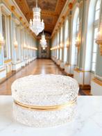 Sieradendoos - Verguld messing - Baccarat-stijl geslepen