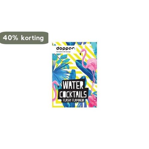 Dopper water cocktails boekje - Water Cocktails Flashy, Boeken, Hobby en Vrije tijd, Zo goed als nieuw, Verzenden