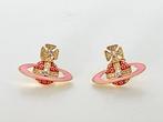 Vivienne Westwood - Oorbel verguld, emaille, strass -, Antiek en Kunst, Curiosa en Brocante