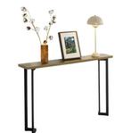 Smalle Industriële Consoletafel – Metaal en Houtlook, 120 cm, Antiek en Kunst, Verzenden
