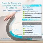 2dekans | Ella Topper 160x210 cm - Matras Topdekmatras -, Ophalen of Verzenden, Zo goed als nieuw