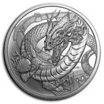 World of Dragons - #3 The Chinese - 1 oz zilver Round, Verzenden, Oost-Azië, Losse munt, Zilver