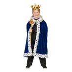 Blauwe koningscape voor jongens - Koning kleding, Ophalen of Verzenden, Nieuw