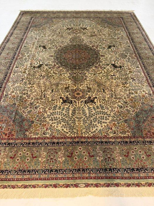 Handgeknopt China-Hereke tapijt – 100% zijde – Zeer fijn –, Huis en Inrichting, Stoffering | Tapijten en Kleden