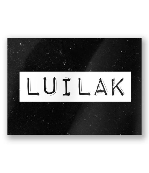Wenskaart Luilak 15cm, Hobby en Vrije tijd, Feestartikelen, Nieuw, Verzenden