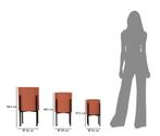 VAASHOUDER MILY SET 3 STUKS CM Ø 36X56,5-30X48,5-24X37,5, Huis en Inrichting, Woonaccessoires | Vazen, Ophalen of Verzenden, Nieuw