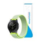 Nylon smartwatch bandje – Neon Geel 20mm - Universeel, Telecommunicatie, Nieuw, Bescherming