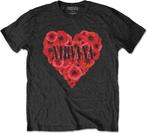 shirts - Nirvana poppy heart - Maat M, Zo goed als nieuw, Verzenden
