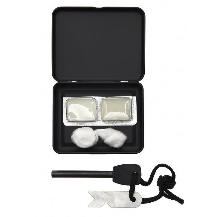 Fire starter / vuur maker set met tinder watten en esbit..., Verzamelen, Militaria | Algemeen