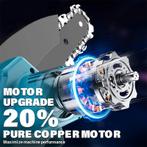 Mini kettingzaag - Elektrische snoeischaar - Met accu - Blau, Verzenden, Nieuw