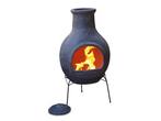 Sol-y-Yo chimenea Mexicaanse tuinhaard Jumbo (grijs, 115 cm), Tuin en Terras, Verzenden, Nieuw