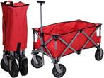 Opvouwbare Bolderkar | Rood | 90 x 49 x 58 cm, Verzenden, Nieuw
