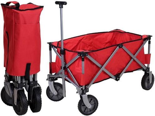 Opvouwbare Bolderkar | Rood | 90 x 49 x 58 cm, Huis en Inrichting, Woonaccessoires | Overige, Nieuw, Verzenden