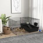 TRUUSK Kleindierenhok Met Ren - 112,5L x 99B x 54H cm - Wate, Dieren en Toebehoren, Verzenden, Nieuw