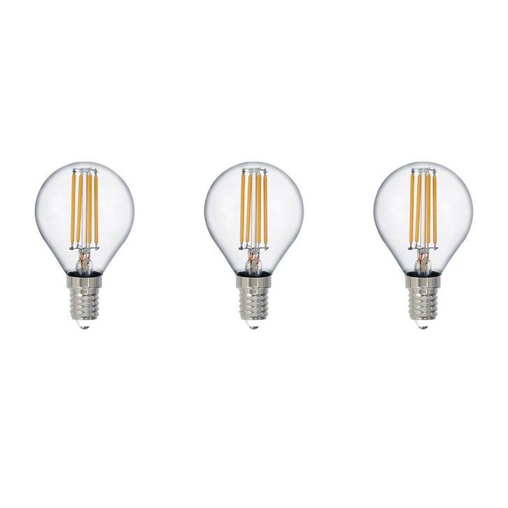 LED Lamp - Filament - Trion Tropin - Set 3 Stuks - E14, Huis en Inrichting, Lampen | Losse lampen, Led-lamp, Nieuw, E14 (klein)