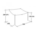 Outwell Sailshade M Tide/Ripple, Ophalen of Verzenden, Nieuw, Outwell