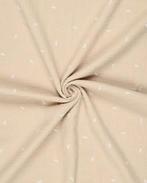 Double Gauze Katoen Korenaar Beige, Nieuw, Beige