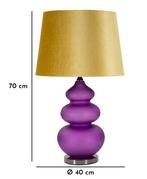 TAFELLAMP MILVA DRIE CM Ø 40X70, Ophalen of Verzenden, Nieuw