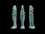 Oud-Egyptisch Faience Isis Amulet (Zonder minimumprijs)