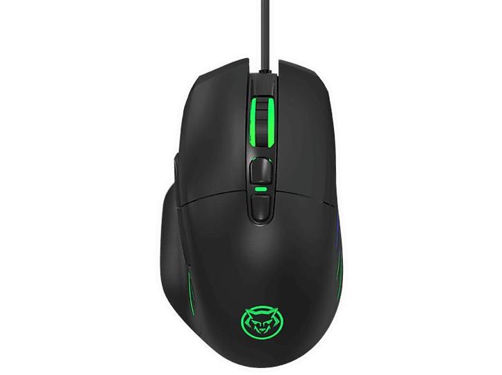 Qware -  Chicago Gamingmuis  - Zwart, Computers en Software, Muizen, Rechtshandig, Bedraad, Nieuw, Muis, Verzenden