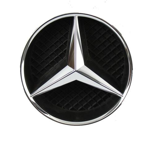 ORIGINAL MERCEDES EMBLEM MIT GRUNDTRÄGER PASST FÜR GCP GRILL, Auto-onderdelen, Carrosserie en Plaatwerk, Nieuw, Ophalen of Verzenden