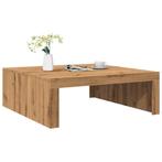 vidaXL Salontafel 100x100x35 cm bewerkt hout artisanaal, Verzenden, Nieuw, Overige houtsoorten, 100 tot 150 cm