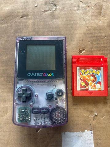Nintendo - Gameboy Color - with Pokémon Red - beschikbaar voor biedingen