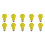 LED Lamp 10 Pack - Geel Gekleurd - E27 Fitting - 3W, Huis en Inrichting, Lampen | Tafellampen, Ophalen of Verzenden, Nieuw, Overige materialen