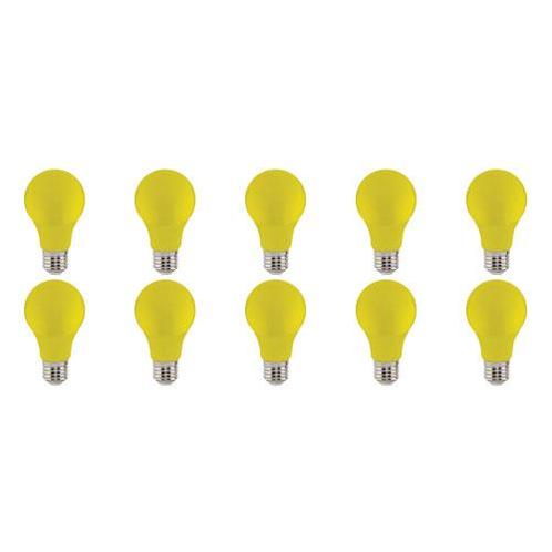 LED Lamp 10 Pack - Geel Gekleurd - E27 Fitting - 3W, Huis en Inrichting, Lampen | Tafellampen, Nieuw, Overige materialen, Ophalen of Verzenden