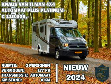 Knaus Van TI PLUS PLATINUM AUTOMAAT 4x4 NIEUW! LUCHTVERING beschikbaar voor biedingen