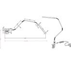 LED Klemlamp - Trion Vary - 3W - Warm Wit 3000K - Glans, Ophalen of Verzenden, Nieuw, Metaal