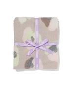 HEMA Plaid 130x150cm wollook bloemen, Verzenden, Nieuw