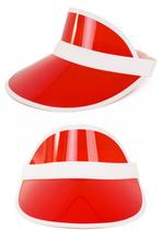 Zonneklep Rood, Hobby en Vrije tijd, Verzenden, Nieuw