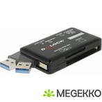 Delock 91758 SuperSpeed USB 5 Gbps kaartlezer voor CF / SD /, Verzenden, Nieuw, DeLock