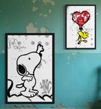 Moabit - Snoopy X Woodstock X Dog With Balloon //Diptych//, Antiek en Kunst