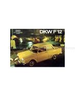 1965 DKW F12 BROCHURE FRANS, Nieuw, Author