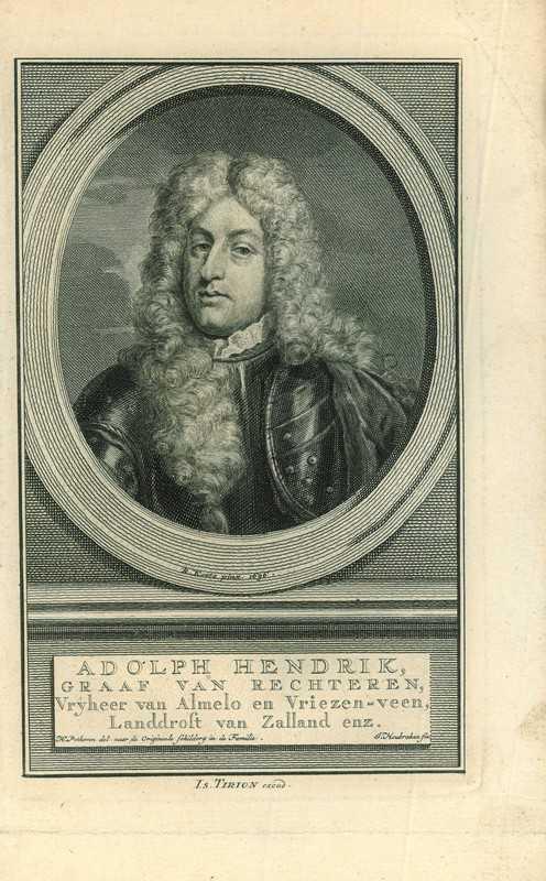 Portrait of Adolph Hendrik, Count van Rechteren, Antiek en Kunst, Kunst | Etsen en Gravures