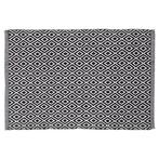 Badmat Sealskin Trellis 60x90 cm Katoen Zwart, Ophalen of Verzenden, Nieuw