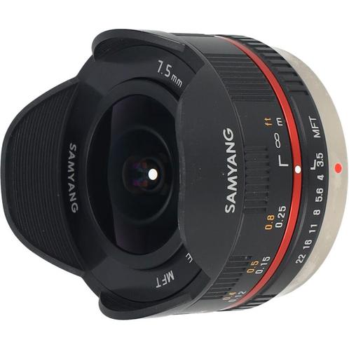 Samyang 7,5mm F/3.5 MFT zwart | Tweedehands, Audio, Tv en Foto, Fotocamera's Digitaal, Gebruikt, Overige Merken, Verzenden