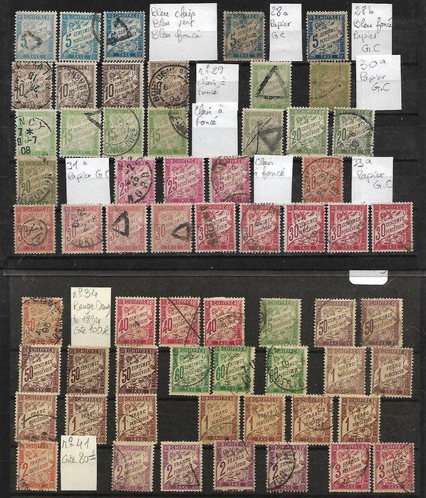 Frankrijk 1895/1945 - Verzameling van belastingzegels in, Postzegels en Munten, Postzegels | Europa | Frankrijk